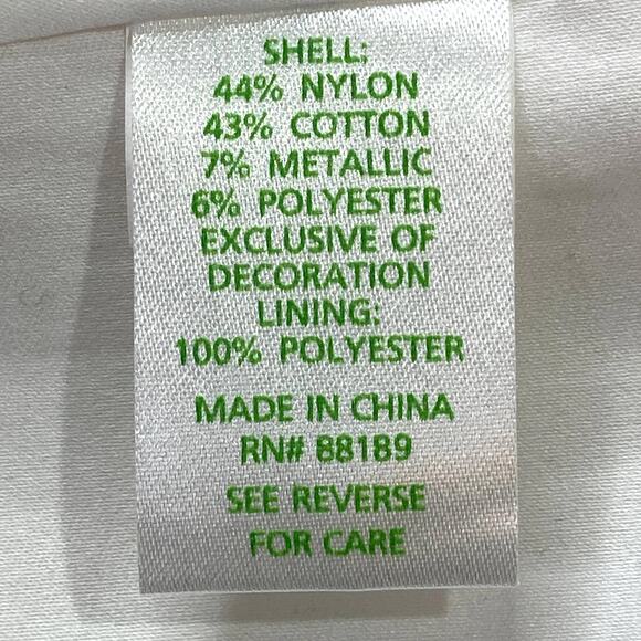 Lilly Pulitzer Kerry Striped Strapless Fit and Flare Dress White Gold Women 8 - Picture 12 of 13